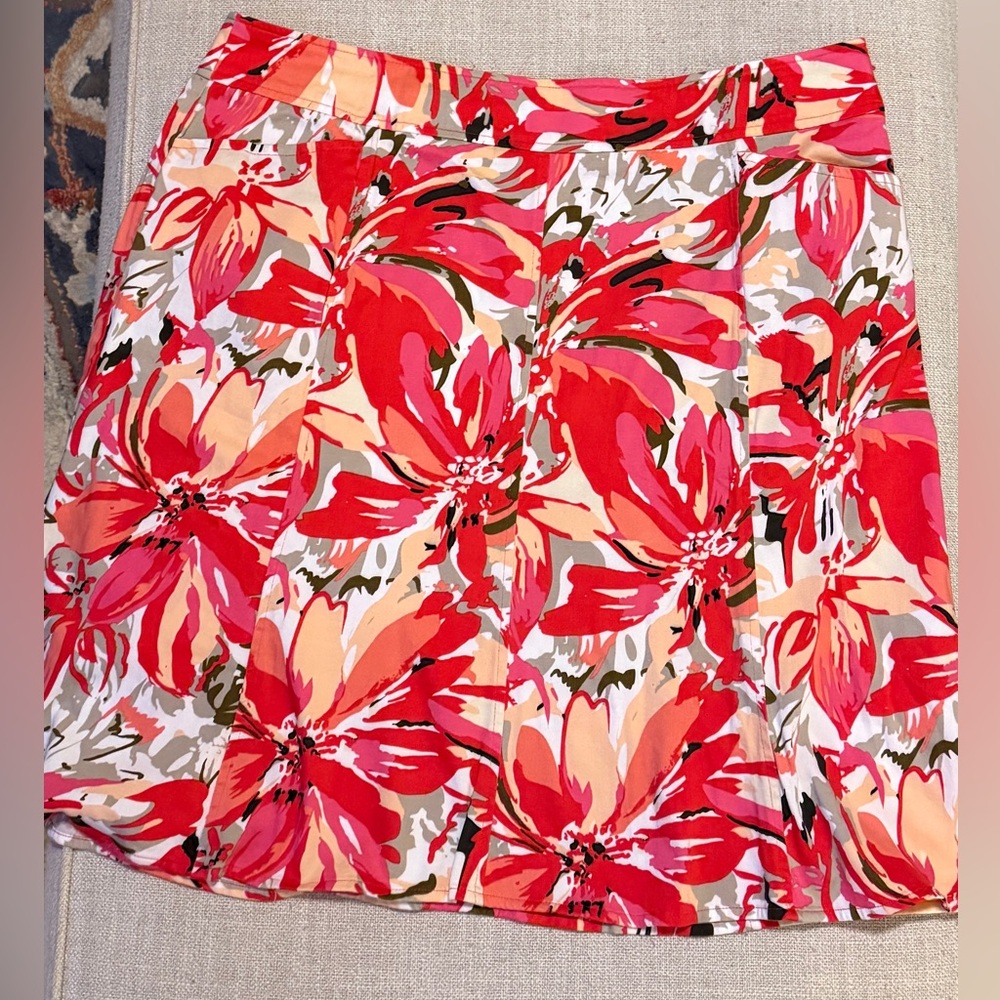 90s floral midi / maxi skirt notations vintage 12